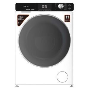 UNEVA 12WBL-PLATINUM - 12Kg - 1400RPM - Front Loading Washing Machine - White